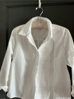 Banana Republic White Button-Up Shirt with Tag